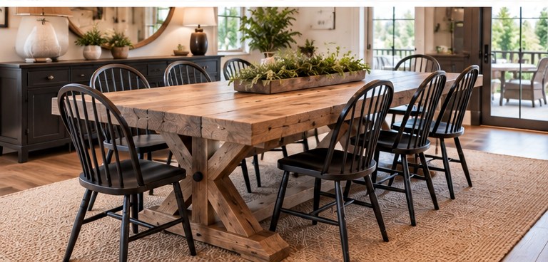 Custom farmhouse tables for Park City mountain homes — example 4